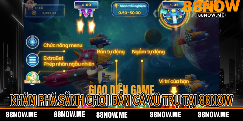 Khám Phá Sảnh Chơi Bắn Cá Vũ Trụ Tại 88now